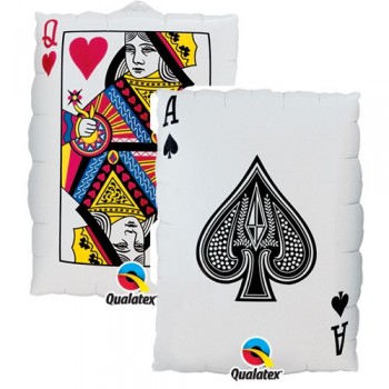 Globo Carta Poker 80Cm