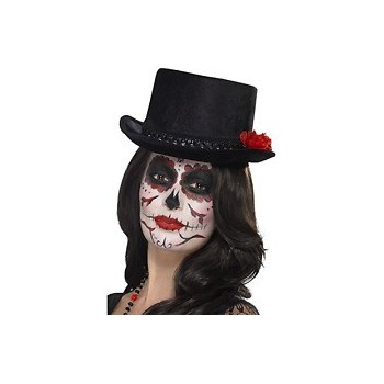 Somb.Negro Dia De Muertos Rosa