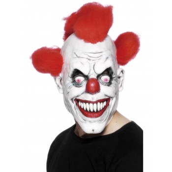 Careta Payaso Diabolico C/Pelo