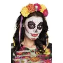 Tiara Dia Muertos Flores Cinta