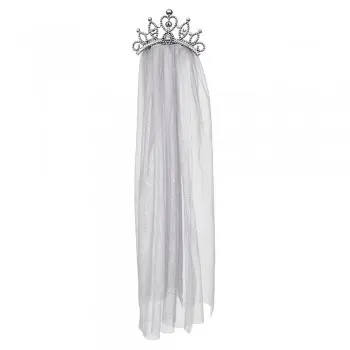 Tiara Princesa Zombie C/Velo