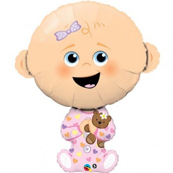 Globo Bebe Niña 97Cm