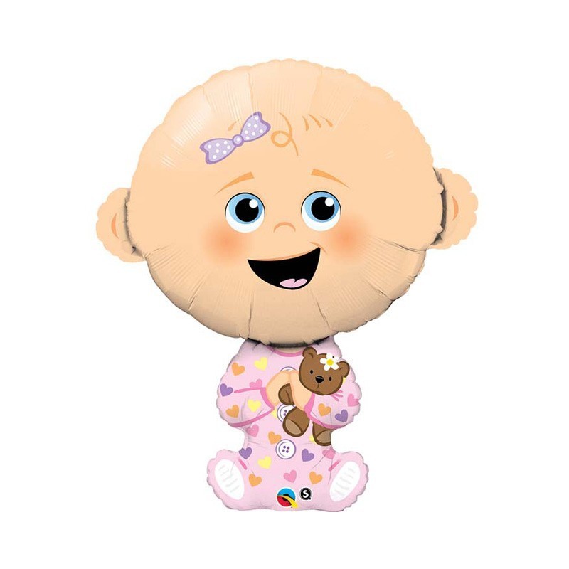 Globo Bebe Niña 97Cm Globo Bebe Niña 97Cm