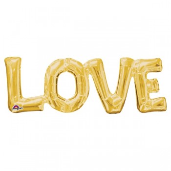 Globo Forma Love Oro