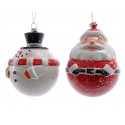BOLA P.NOEL/MUÑECO NIEVE 11CM BOLA P.NOEL/MUÑECO NIEVE 11CM