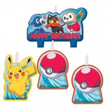 P/4 Velas Pokemon