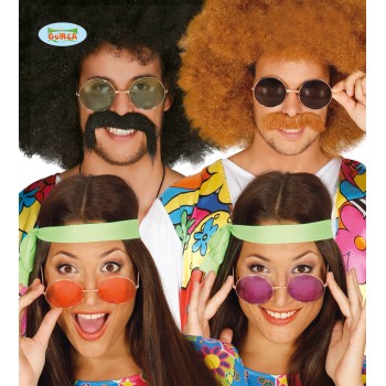 GAFAS HIPPIE GRANDES COL.SURT.