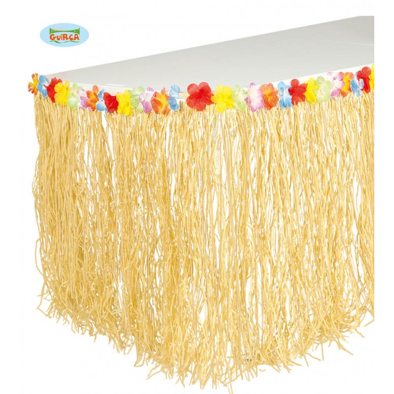 DECORACION HAWAI MESA 275X75CM DECORACION HAWAI MESA 275X75CM