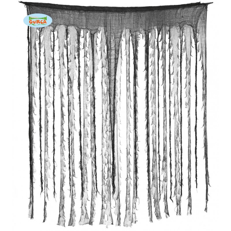 CORTINA NEGRA/GRIS 150X190CM CORTINA NEGRA/GRIS 150X190CM