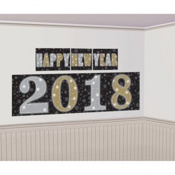 P/5 Deco.Pared 2018 New Year
