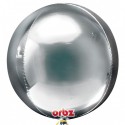 Globo Orbz Plata Globo Orbz Plata