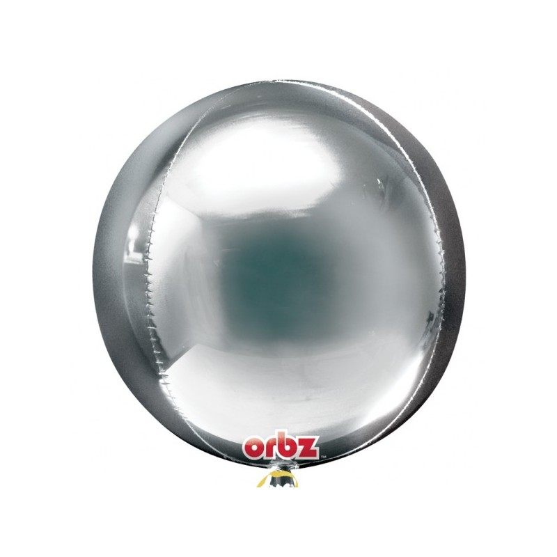 Globo Orbz Plata Globo Orbz Plata