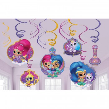 P/12 Colg.Deco. Shimmer&Shine