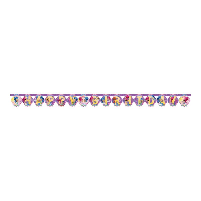 Guirn.Letras Shimmer&Shine Guirn.Letras Shimmer&Shine