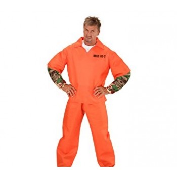 Disf.Preso Naranja Tatuado T-S