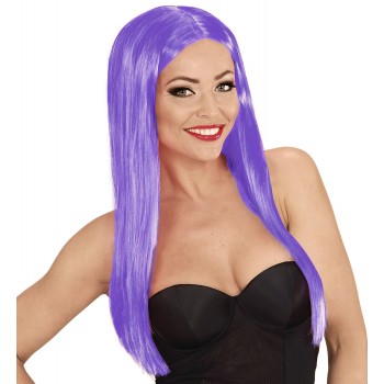 Peluca Violeta Glamour Larga