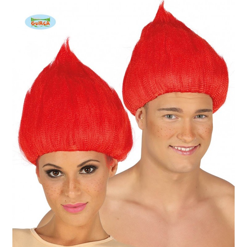 Peluca Troll Roja Peluca Troll Roja