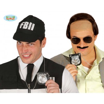 PLACA POLICIA C/CADENA
