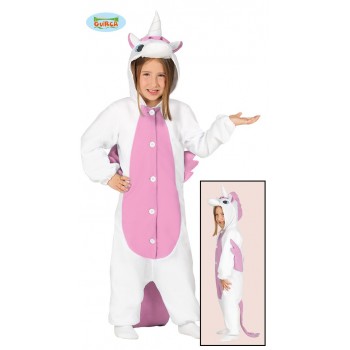 Disf.Pijama Unicornio Rosa T-M