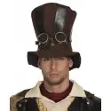Sombrero C/Gafas Steampunk Sombrero C/Gafas Steampunk
