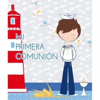 Libro Comunion Niño Marinero