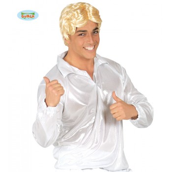 CAMISA DISCO PLATA BRILLO T-U