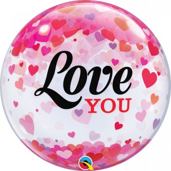 Globo Burbuja Love You