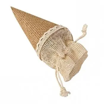 Cono Yute Con Cierre 15Cm