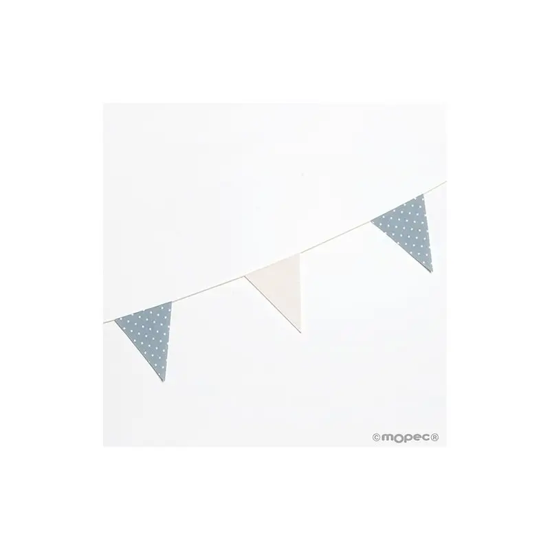 Banderin Tela Azul 12X16cm Banderin Tela Azul 12X16cm