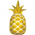 Globo Forma Piña Oro 112Cm Globo Forma Piña Oro 112Cm