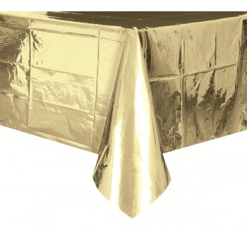 Mantel Plast.Oro 137X274cm