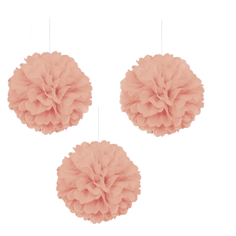Colg.Pompon Coral 40Cm Colg.Pompon Coral 40Cm
