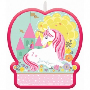 Vela Bday Unicornio Magico