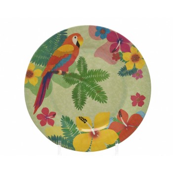 Plato Melamina Tropical 23Cm