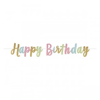 Guir.Letras H.Birthday Glitter