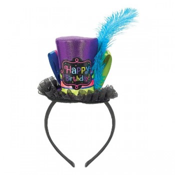 Diadema C/Sombrero Happy Bday