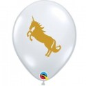 Globo 11"Transp.Unicornio Oro Globo 11"Transp.Unicornio Oro