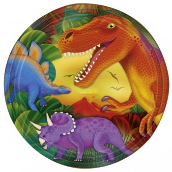 P/8 Plato 23Cm Dinosaurios