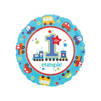Globo 18" Cumpleaños 1 Niño