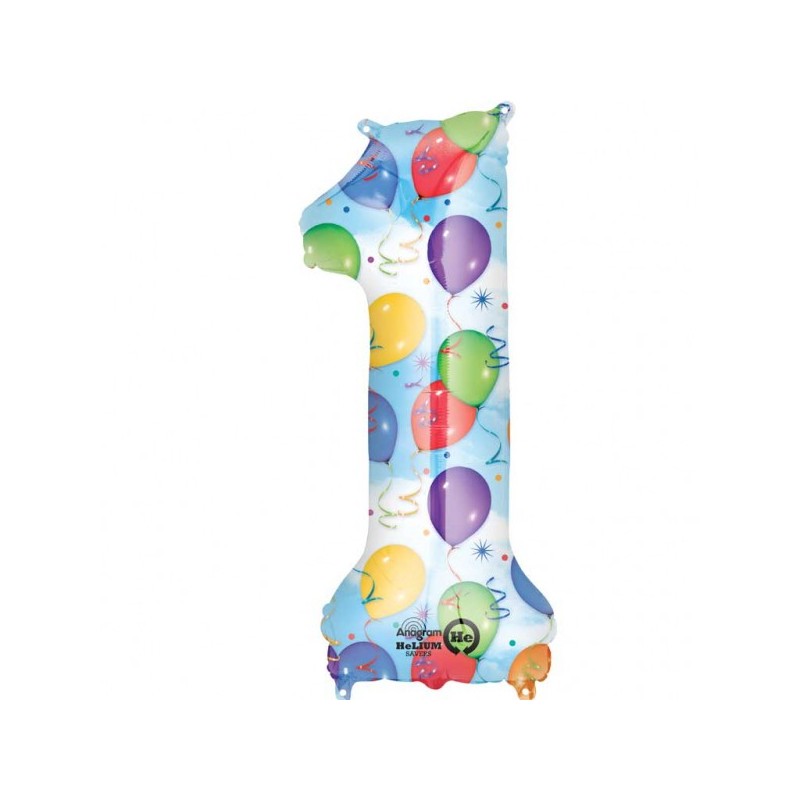 Globo Nº1 Globos Y Serpentinas Globo Nº1 Globos Y Serpentinas