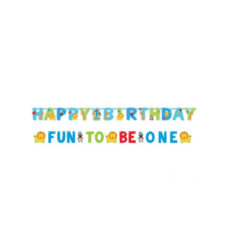 Cartel H.Bday Niño Animales Cartel H.Bday Niño Animales