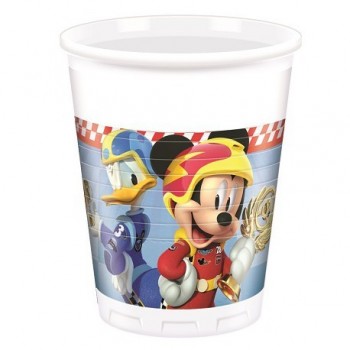 P/8 Vasos Mickey Piloto Carrer