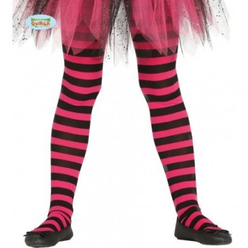 Panty Fucsia C/Rayas 5-9 Años
