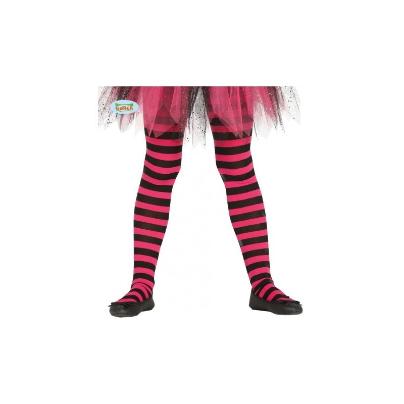 Panty Fucsia C/Rayas 5-9 Años