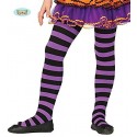 Panty Inf.Rayas Lila/Negr 5-9