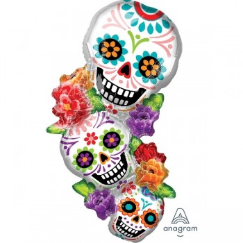 Globo 3 Calavera Dia De Muerto