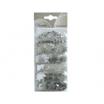 Confetti Surt.Navidad Plata