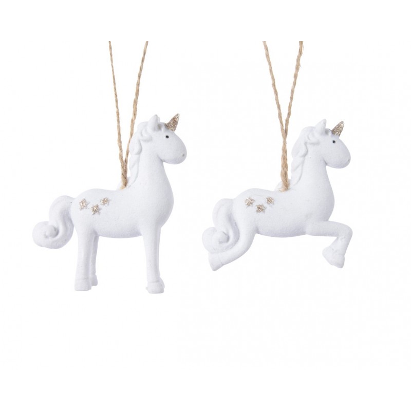 Colg.Unicornio Blanco Surt.