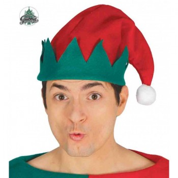 Gorro Elfo Pompon Blanco