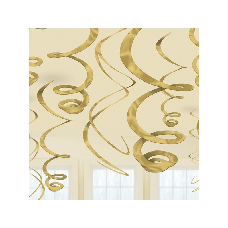 P/12 Deco Espiral Oro